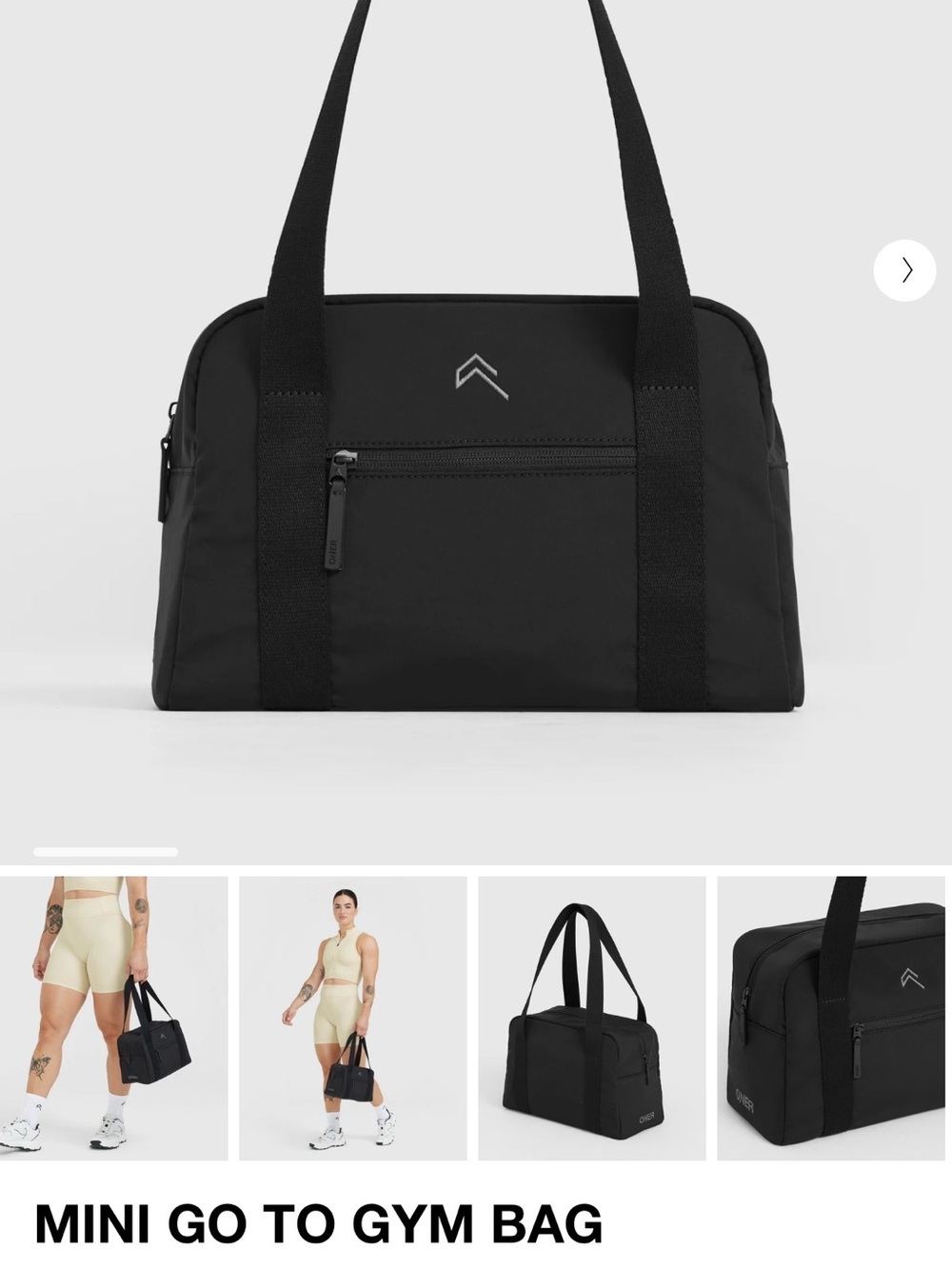 Mini Go-To Gym Bag - Black Oner Active